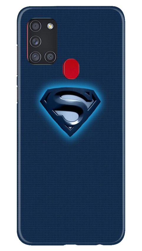 Superman Superhero Case for Samsung Galaxy A21s  (Design - 117)