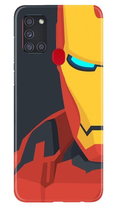 Iron Man Superhero Case for Samsung Galaxy A21s  (Design - 120)