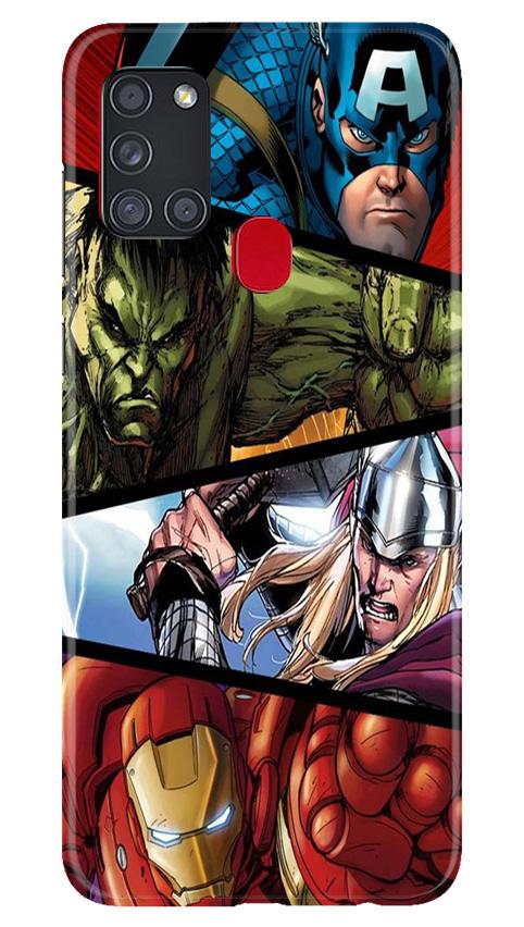 Avengers Superhero Case for Samsung Galaxy A21s  (Design - 124)