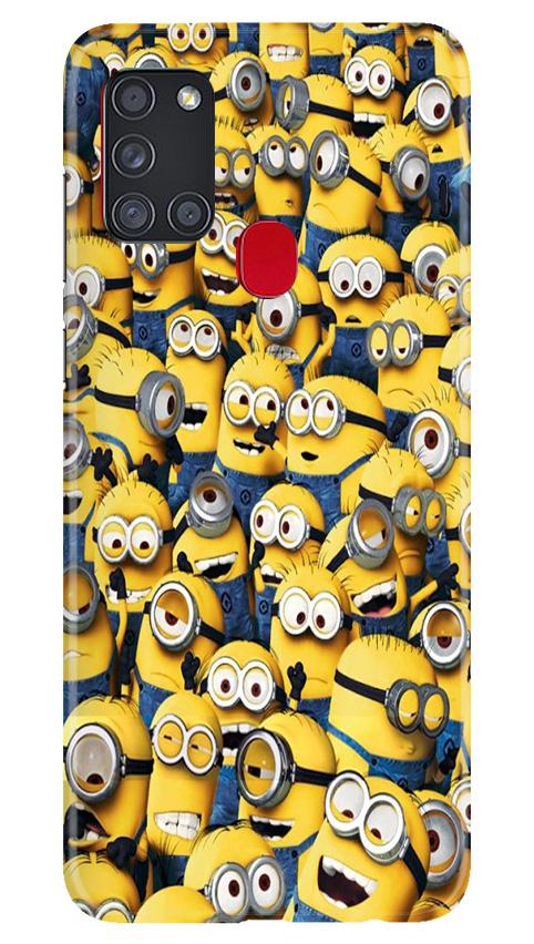 Minions Case for Samsung Galaxy A21s  (Design - 126)