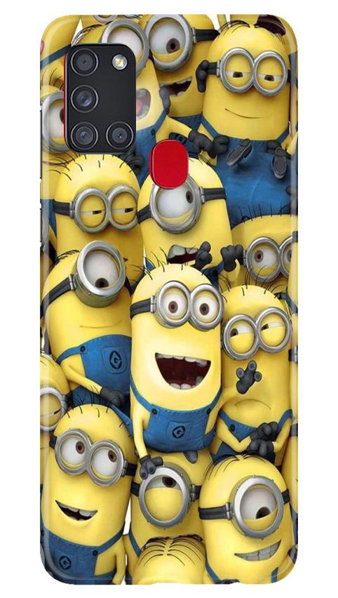 Minions Case for Samsung Galaxy A21s  (Design - 127)