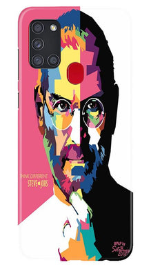 Steve Jobs Mobile Back Case for Samsung Galaxy A21s  (Design - 132)