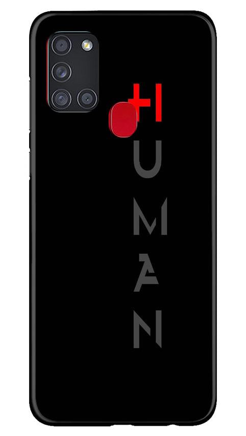 Human Case for Samsung Galaxy A21s  (Design - 141)