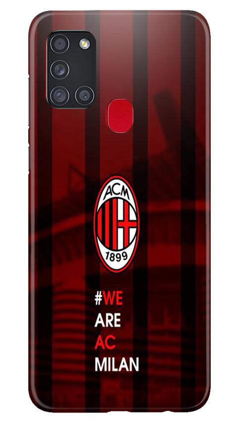 AC Milan Case for Samsung Galaxy A21s  (Design - 155)