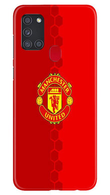 Manchester United Mobile Back Case for Samsung Galaxy A21s  (Design - 157)