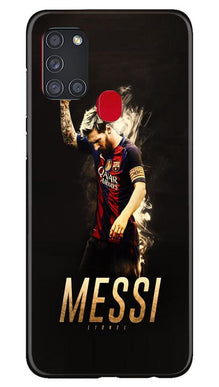 Messi Mobile Back Case for Samsung Galaxy A21s  (Design - 163)