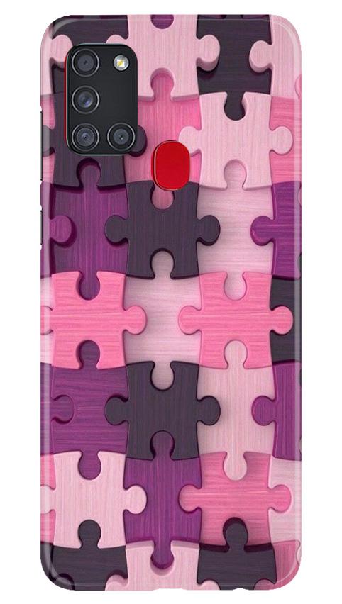 Puzzle Case for Samsung Galaxy A21s (Design - 199)