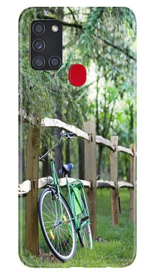 Bicycle Mobile Back Case for Samsung Galaxy A21s (Design - 208)