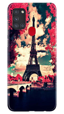 Eiffel Tower Mobile Back Case for Samsung Galaxy A21s (Design - 212)