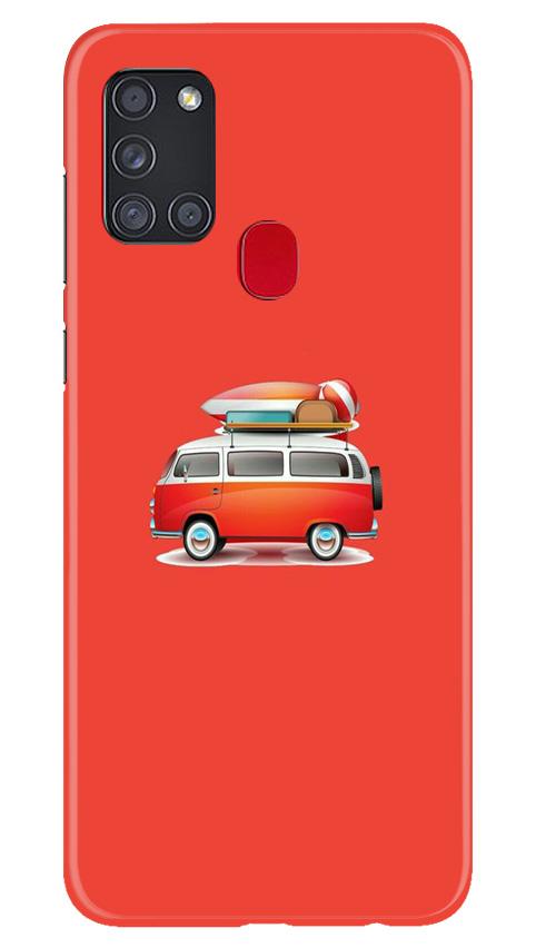 Travel Bus Case for Samsung Galaxy A21s (Design No. 258)