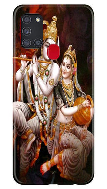 Radha Krishna Mobile Back Case for Samsung Galaxy A21s (Design - 292)