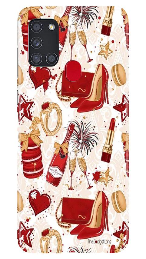 Girlish Mobile Back Case for Samsung Galaxy A21s (Design - 312)