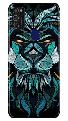 Lion Mobile Back Case for Samsung Galaxy M21   (Design - 314)