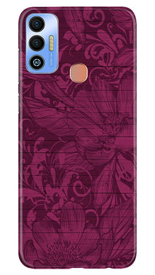 Purple Backround Mobile Back Case for Tecno Spark 7T (Design - 22)