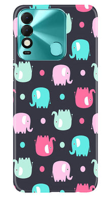 Elephant Baground Mobile Back Case for Tecno Spark 8 (Design - 44)