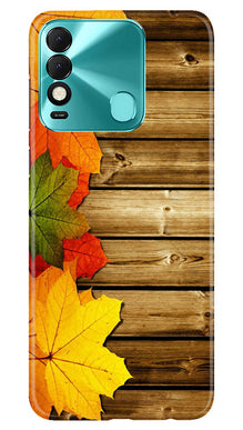 Wooden look3 Mobile Back Case for Tecno Spark 8 (Design - 61)