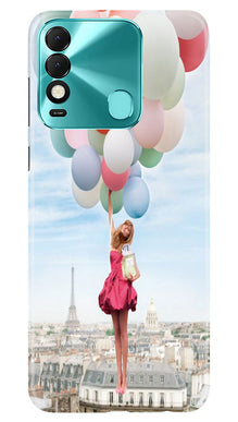 Girl with Baloon Mobile Back Case for Tecno Spark 8 (Design - 84)