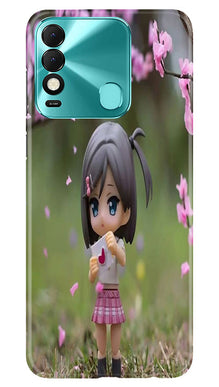 Cute Girl Mobile Back Case for Tecno Spark 8 (Design - 92)