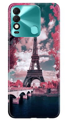 Eiffel Tower Mobile Back Case for Tecno Spark 8  (Design - 101)