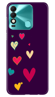 Purple Background Mobile Back Case for Tecno Spark 8  (Design - 107)