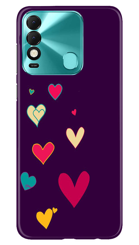 Purple Background Case for Tecno Spark 8  (Design - 107)