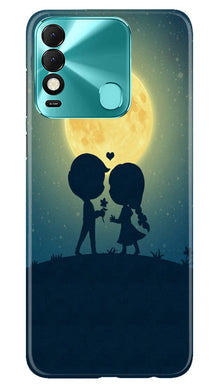 Love Couple Mobile Back Case for Tecno Spark 8  (Design - 109)