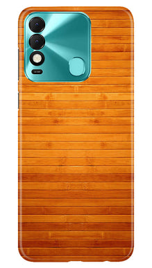 Wooden Look Mobile Back Case for Tecno Spark 8  (Design - 111)