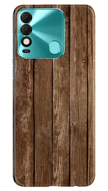 Wooden Look Mobile Back Case for Tecno Spark 8  (Design - 112)