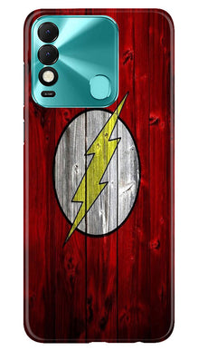 Flash Superhero Mobile Back Case for Tecno Spark 8  (Design - 116)