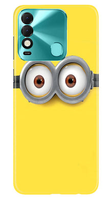 Minions Mobile Back Case for Tecno Spark 8  (Design - 128)