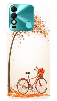 Bicycle Mobile Back Case for Tecno Spark 8 (Design - 161)