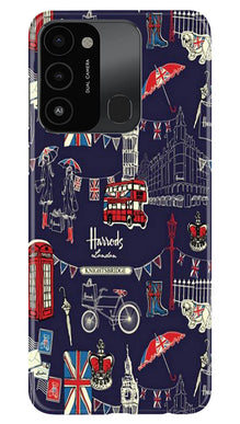 Love London Mobile Back Case for Tecno Spark 8C (Design - 75)