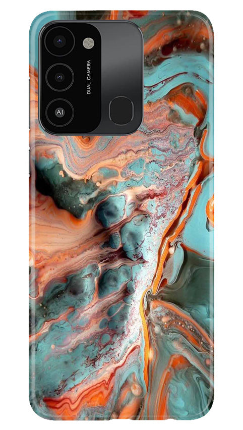 Marble Texture Mobile Back Case for Tecno Spark 8C (Design - 270)