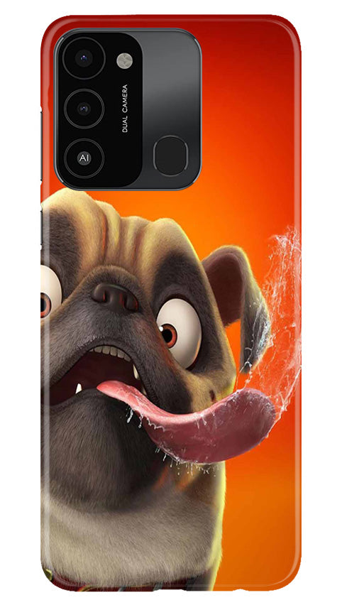 Dog Mobile Back Case for Tecno Spark 8C (Design - 303)