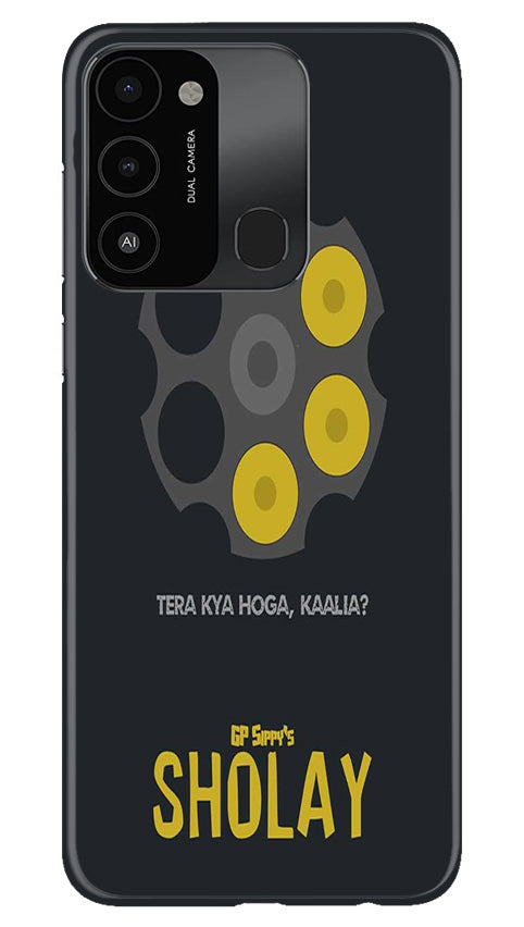 Sholay Mobile Back Case for Tecno Spark 8C (Design - 316)