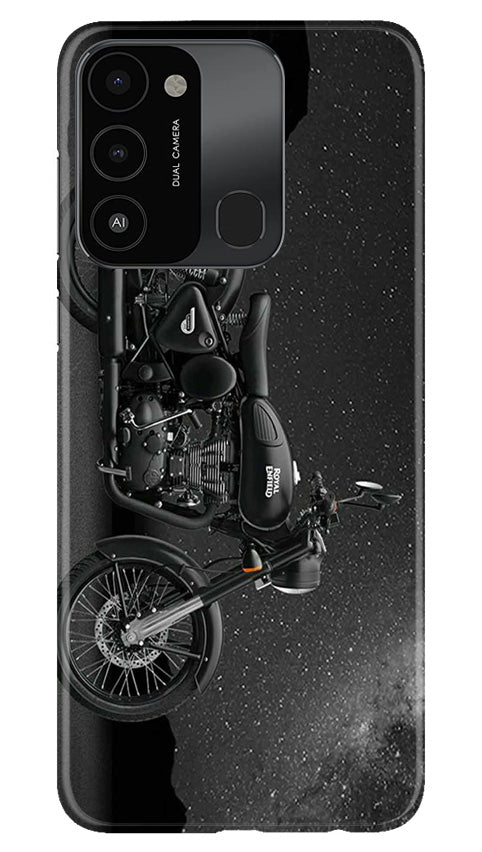 Royal Enfield Mobile Back Case for Tecno Spark 8C (Design - 340)