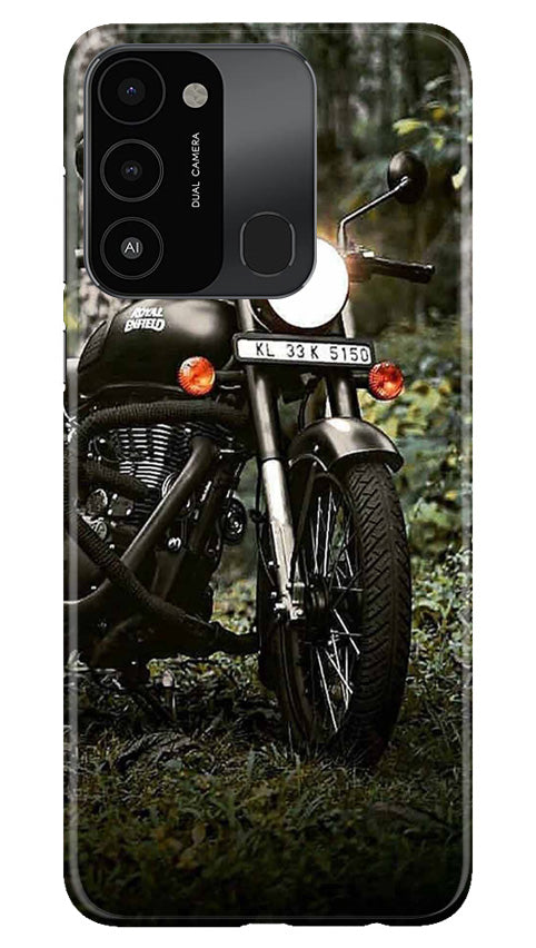 Royal Enfield Mobile Back Case for Tecno Spark 8C (Design - 343)