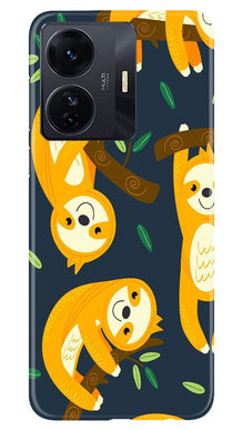 Racoon Pattern Mobile Back Case for Vivo IQOO Z6 5G (Design - 2)