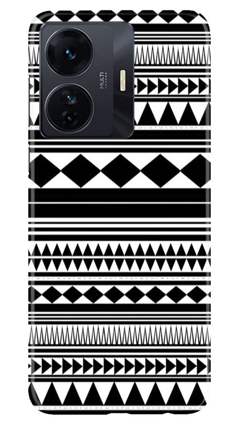 Black white Pattern Case for Vivo IQOO Z6 5G