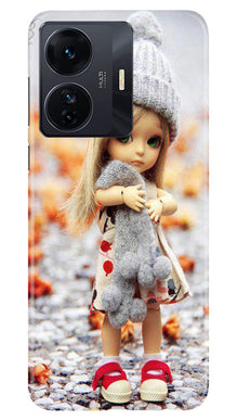 Cute Doll Mobile Back Case for Vivo IQOO Z6 5G (Design - 93)