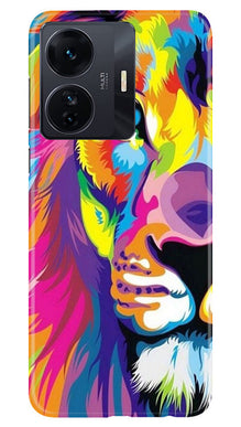 Colorful Lion Mobile Back Case for Vivo T1 Pro 5G  (Design - 110)