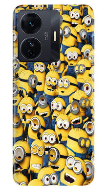 Minions Mobile Back Case for Vivo T1 Pro 5G  (Design - 126)