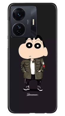 Shin Chan Mobile Back Case for Vivo IQOO Z6 5G (Design - 349)