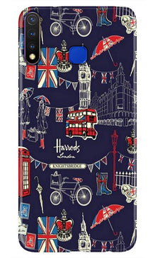 Love London Mobile Back Case for Vivo U20 (Design - 75)