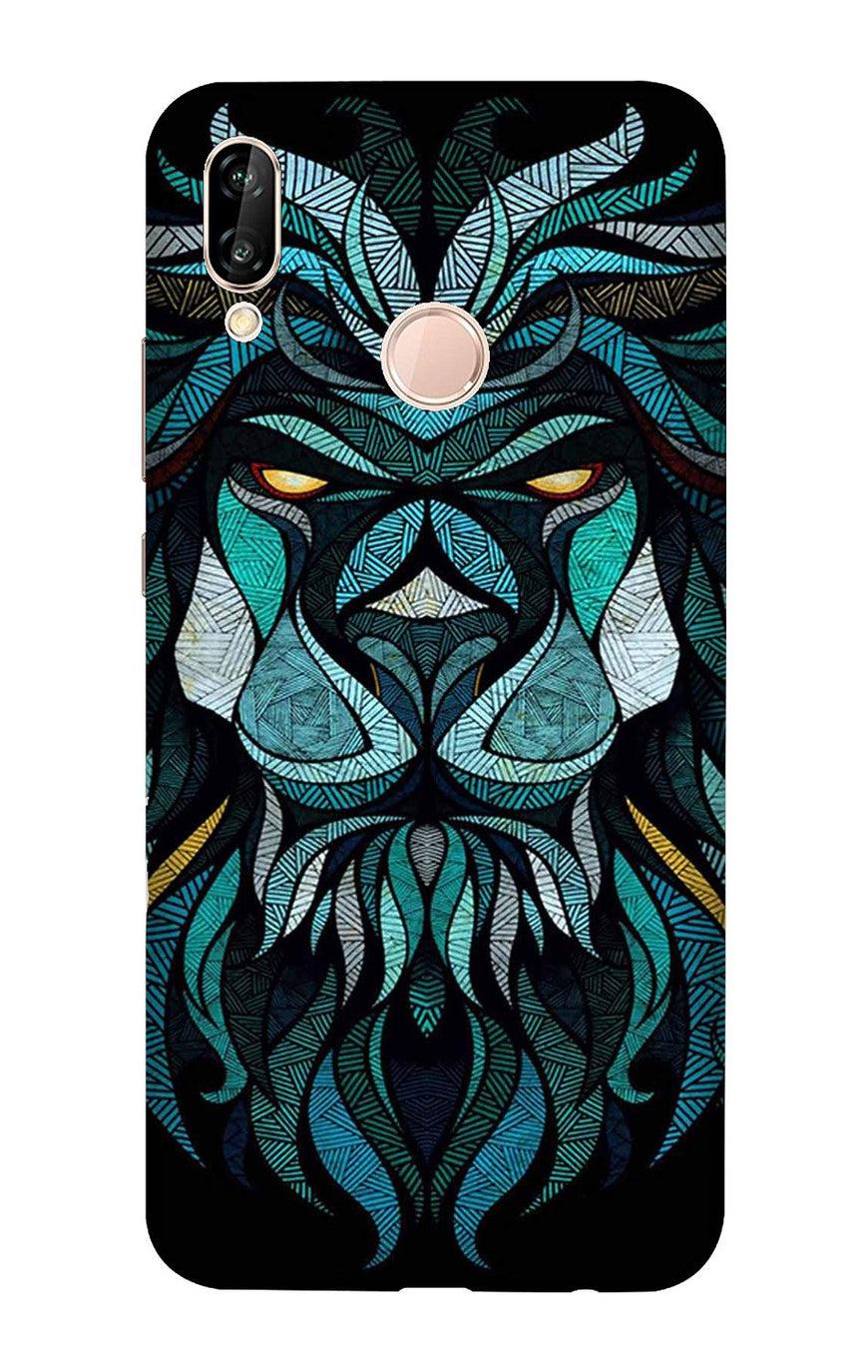 Lion Mobile Back Case for Huawei Y9 (2019) (Design - 314)