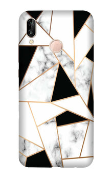 Marble Texture Mobile Back Case for Huawei Y9 (2019) (Design - 322)