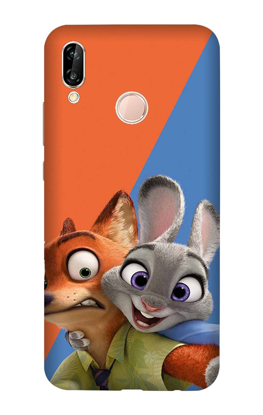 Cartoon Mobile Back Case for Huawei Y9 (2019) (Design - 346)