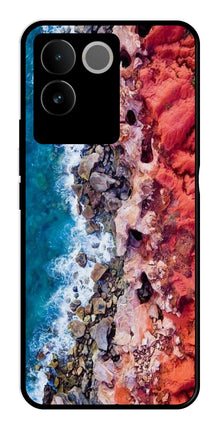 Sea Shore Metal Mobile Case for Vivo T2 Pro