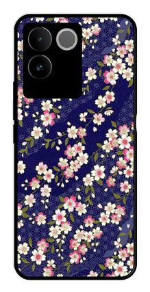 Flower Design Metal Mobile Case for Vivo iQOO Z7 Pro