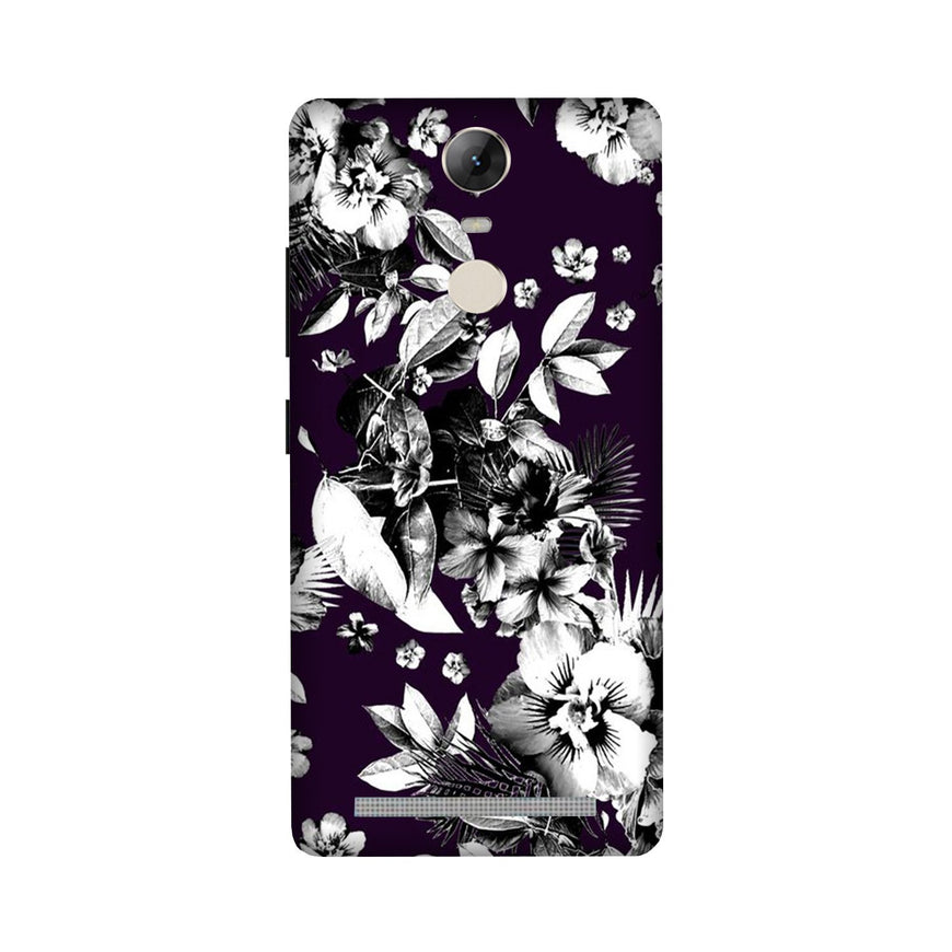 white flowers Case for Lenovo Vibe K5 Note